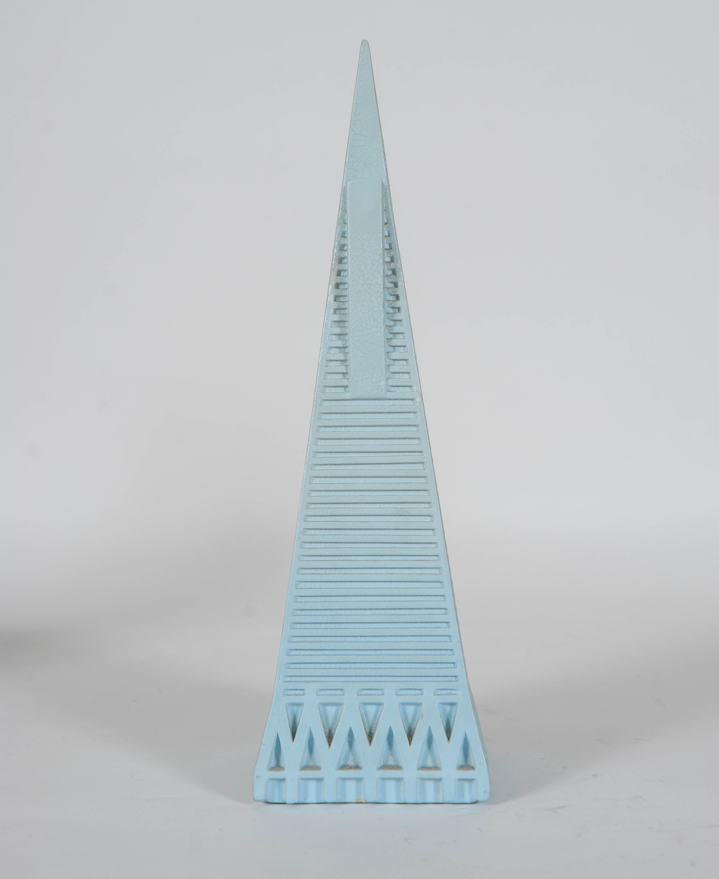 20th Century Two Model Skyscrapers designed by Johnny Dell'Orto for La Fabbrica di Dedalo