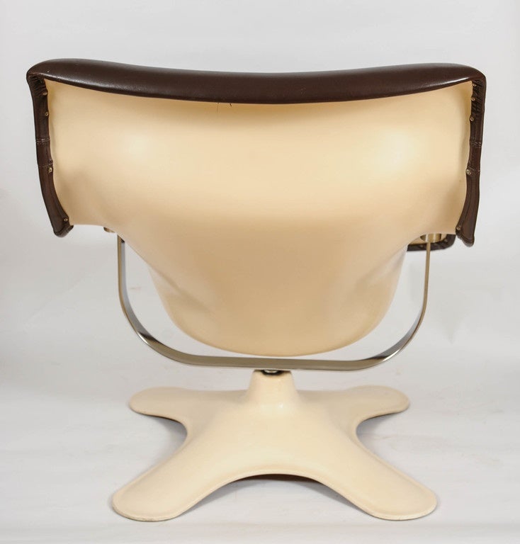 Mid-Century Modern Lounge Chair Karuselli by Yrjö Kukkapuro for Haimi-Oy In Good Condition In Doornspijk, NL