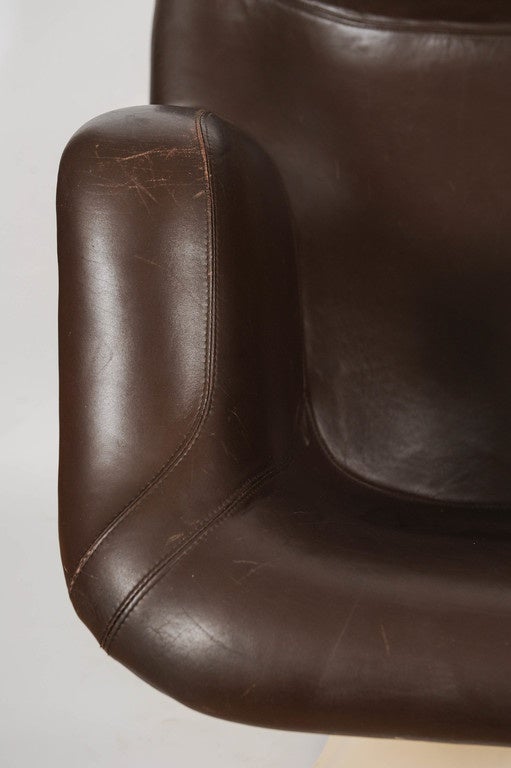Fiberglass Mid-Century Modern Lounge Chair Karuselli by Yrjö Kukkapuro for Haimi-Oy
