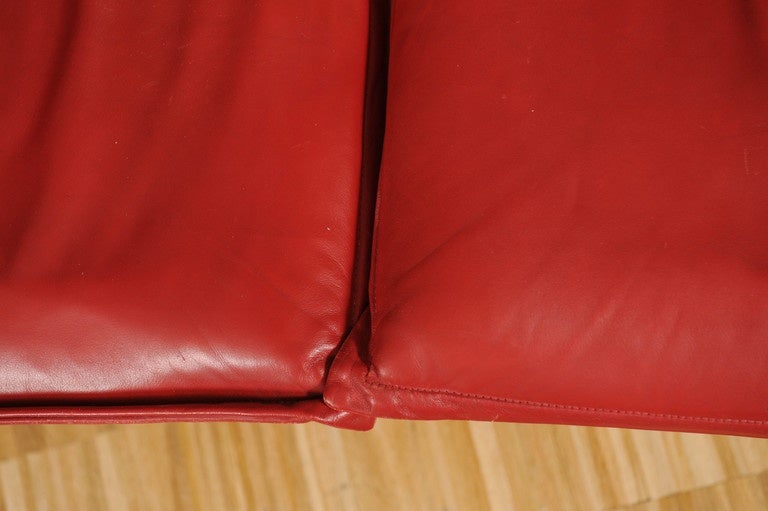 Leather Rare Concorde Settee by Pierre Paulin for Artifort