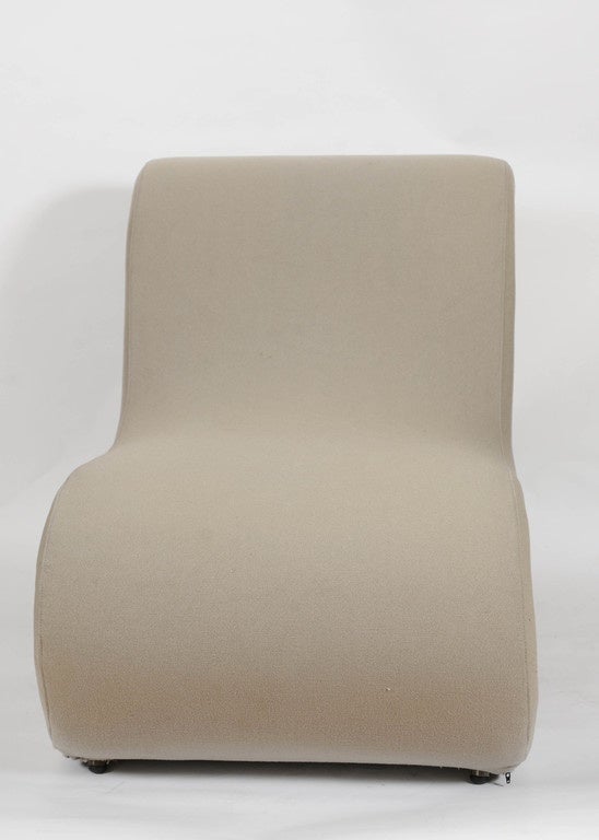 Artifort Attributed Easy Chair with Hocker