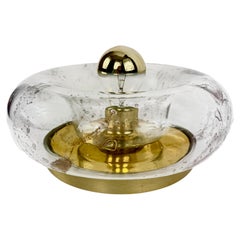 Vintage Doria Leuchten 'Donut' Bubble Glass Lamp - 60s/70s Mid-Century Modern