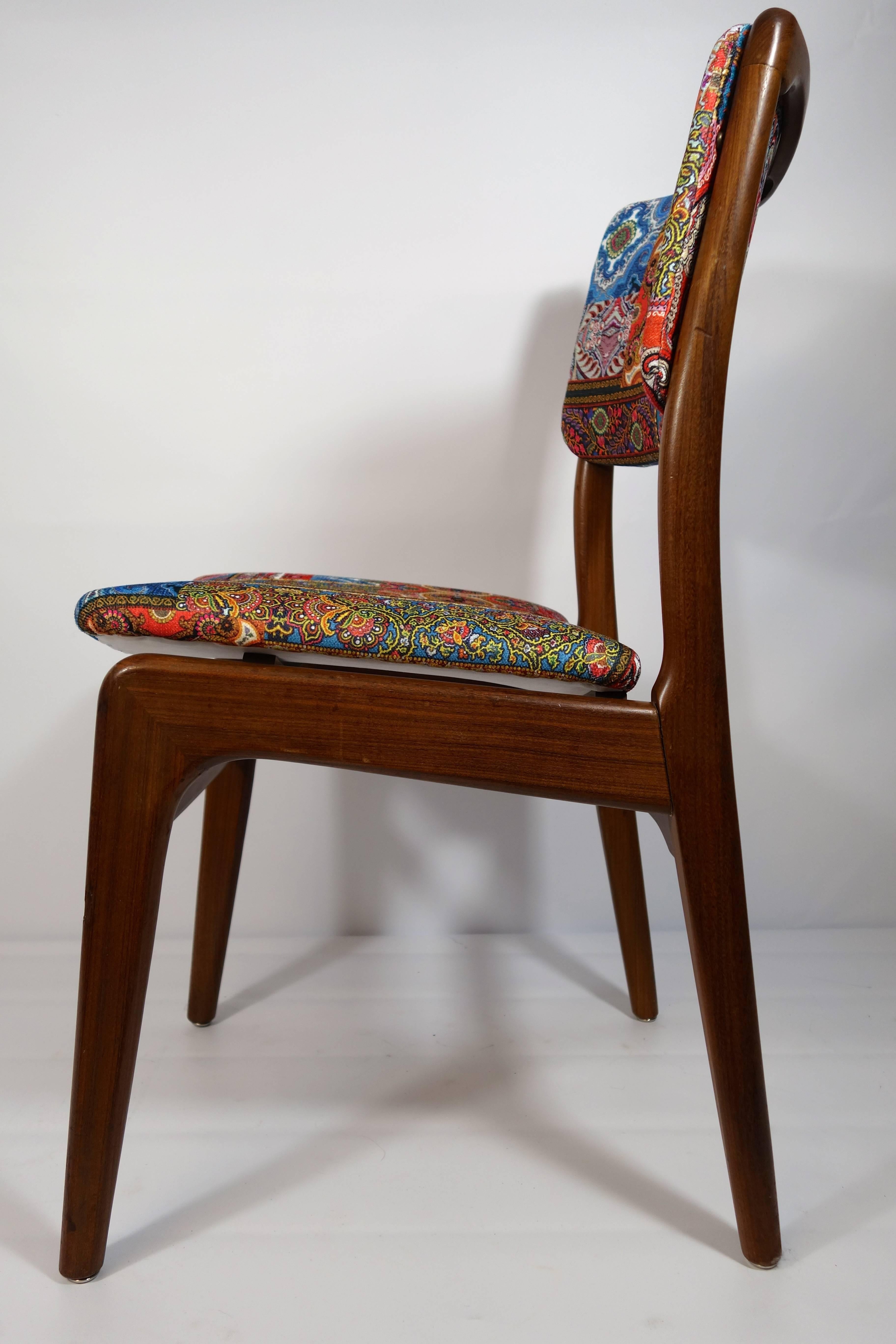 Mid-Century Modern Set of 6 Midcentury Dining Chairs created by Louis Van Teeffelen for Wébé