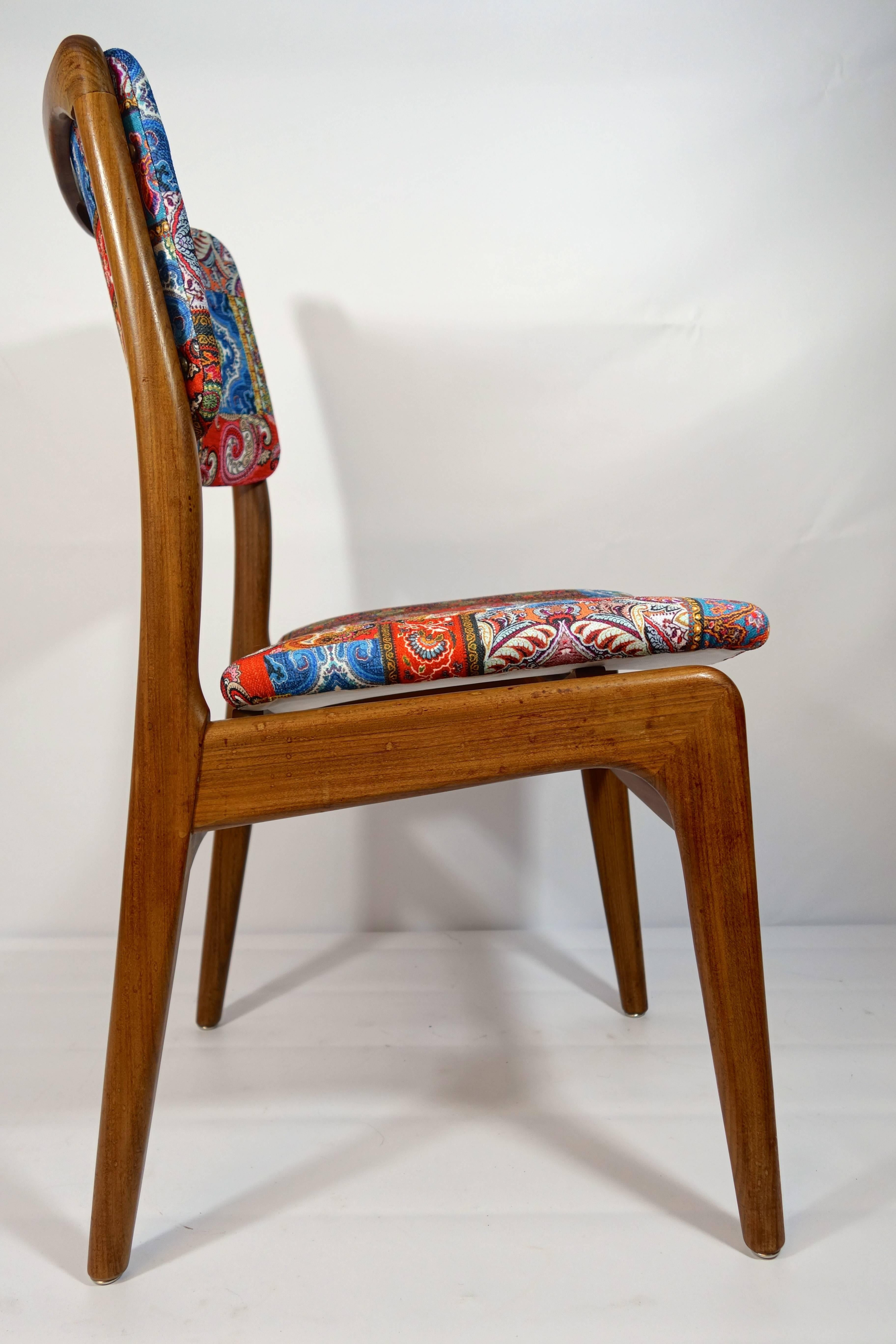 Mid-20th Century Set of 6 Midcentury Dining Chairs created by Louis Van Teeffelen for Wébé