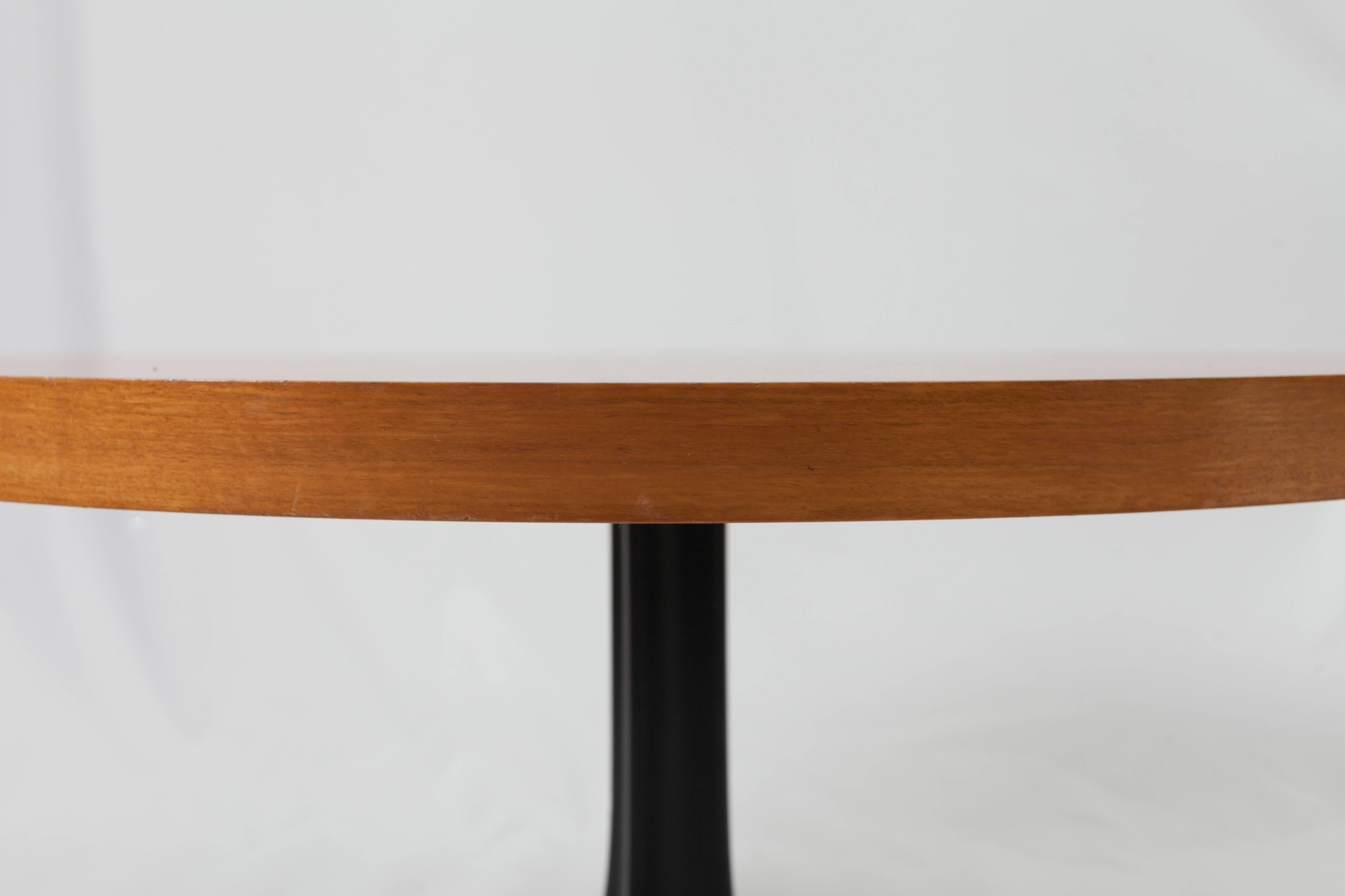 German Adjustable Dining Table/Coffee Table made of plastic and wood by Ilse Möbler