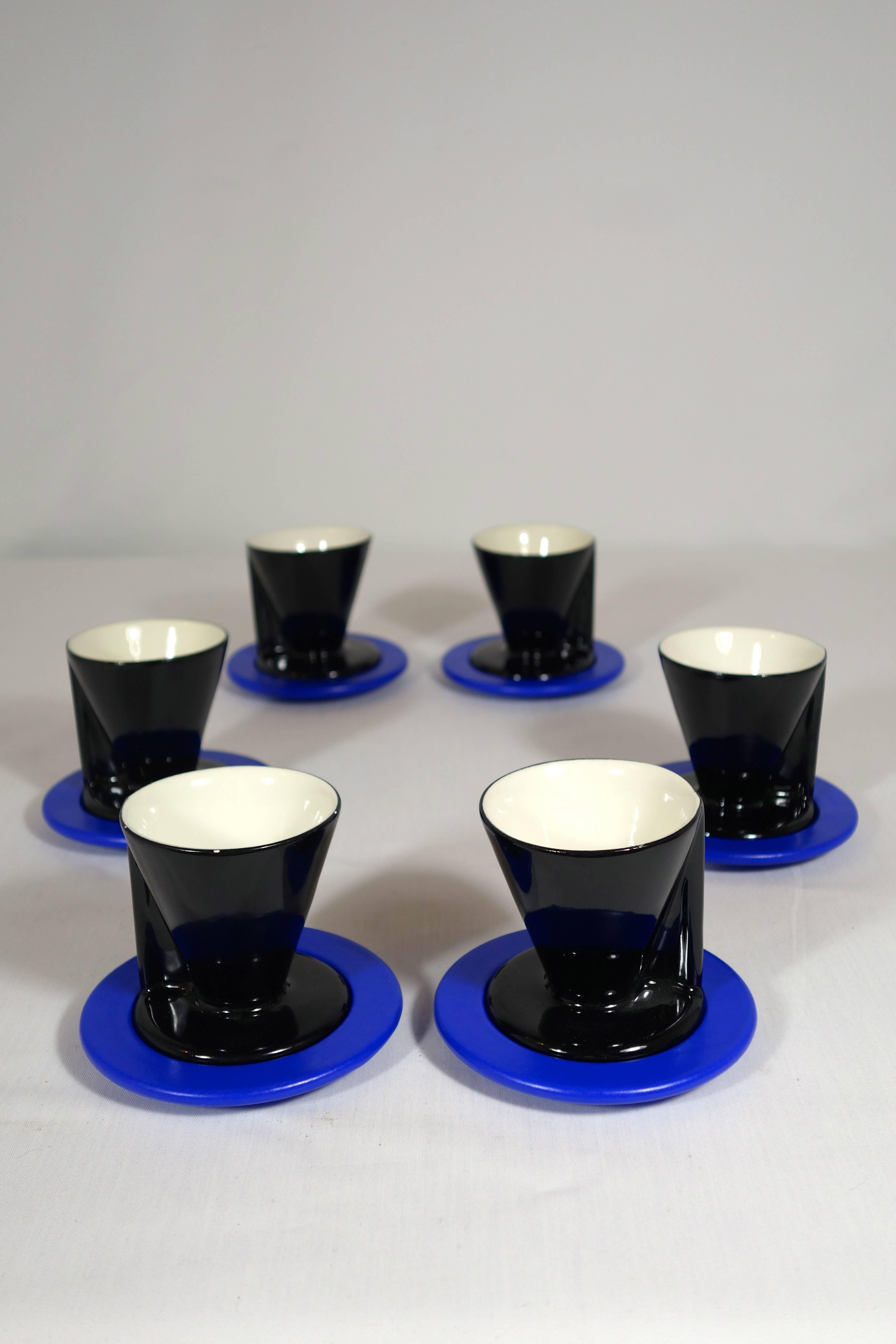 Memphis Coffee Set from the Hollywood Collection by Marco Zanini for Flavia In Excellent Condition In Doornspijk, NL