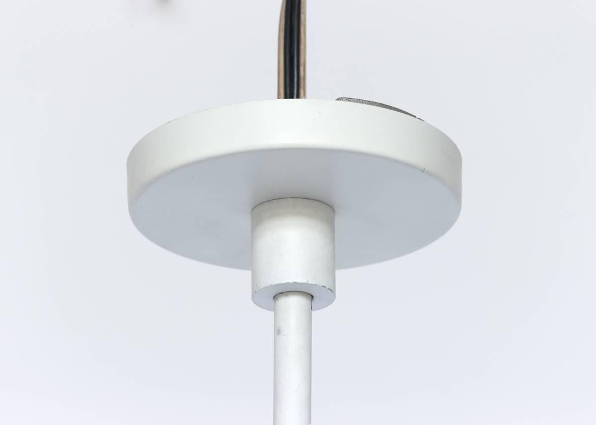 Mid-Century Modern 20th Century Twenty-Four-Bulb Hoop Ceiling Lamp/Chandelier by Alvin Lustig For Sale