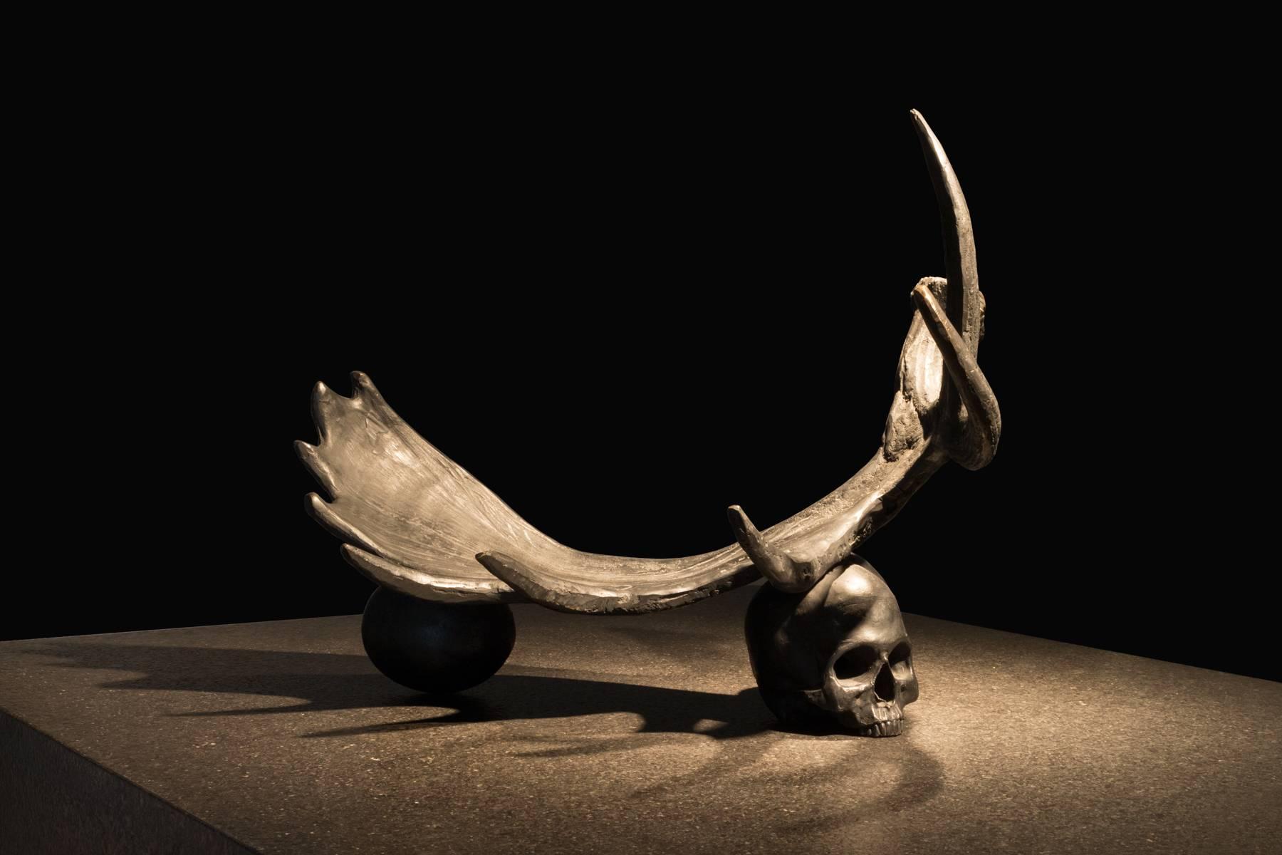 Cast Antler Coupe Sculpture by Rick Owens For Sale