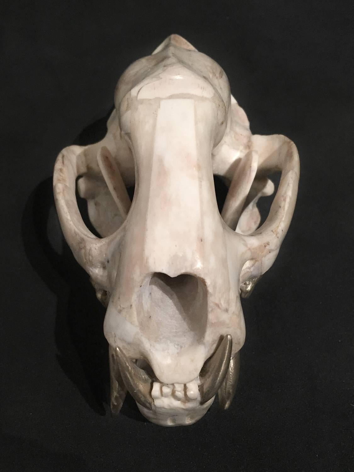 Material: Bone (Water Buffalo), Brass.

Dimension:
12.7 DIA x 24.25 L cm
5 DIA x 9.5 L in

Production Date: 2015

Edition of 10. Hand-carved. Piece unique.