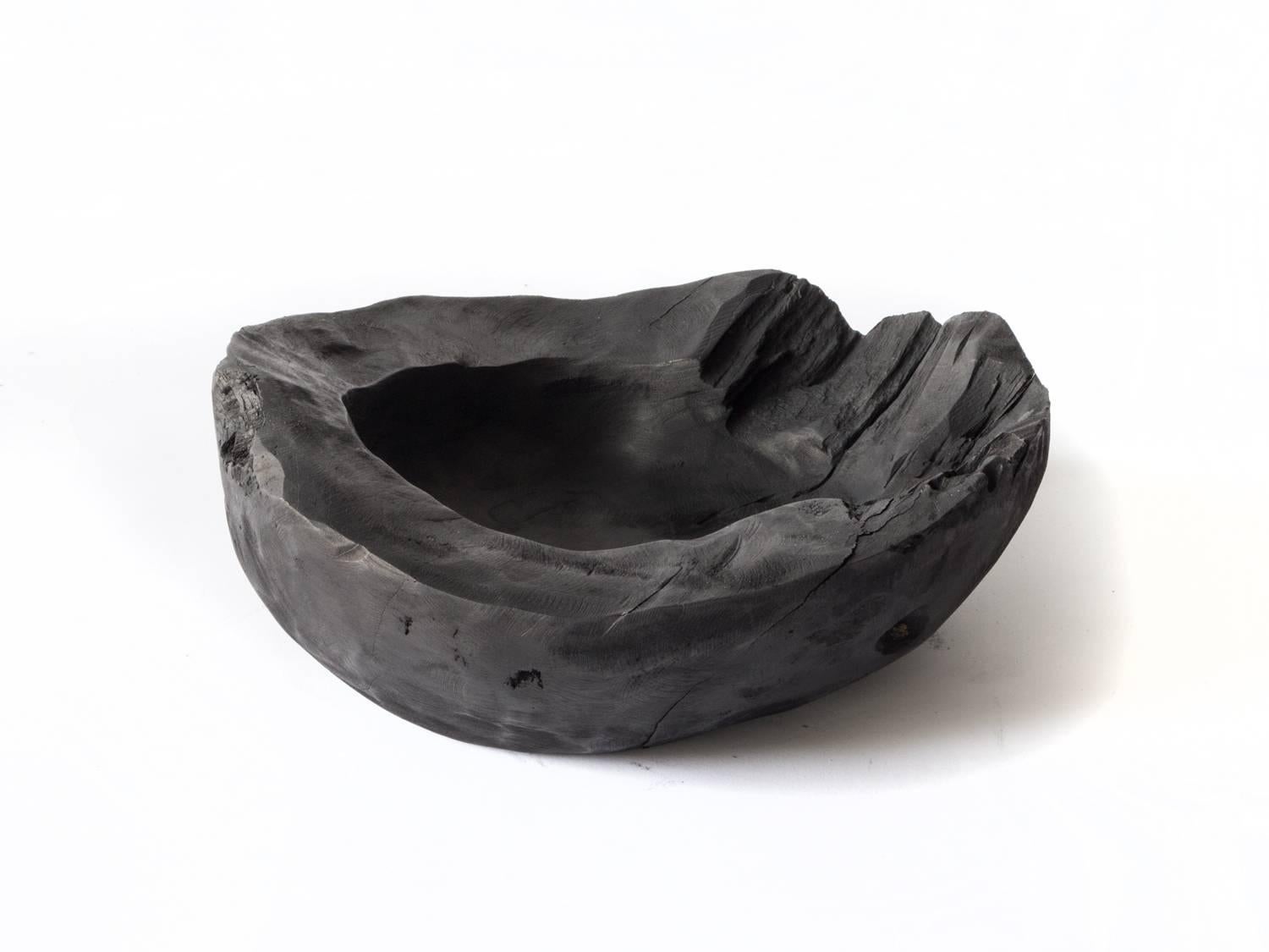 Hand-Carved Reclaimed Wood Bowl by Lukas Machnik available from LMD/studio.

One-of-a-kind hand-carved reclaimed wood bowl ebonized with calligraphy ink by Lukas Machnik. Each bowl is entirely unique. 

Hand-carved wood bowls by Lukas Machnik are
