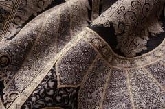 Unique 'Queen's Delight' Silk Hand-Knotted Turkish Rug