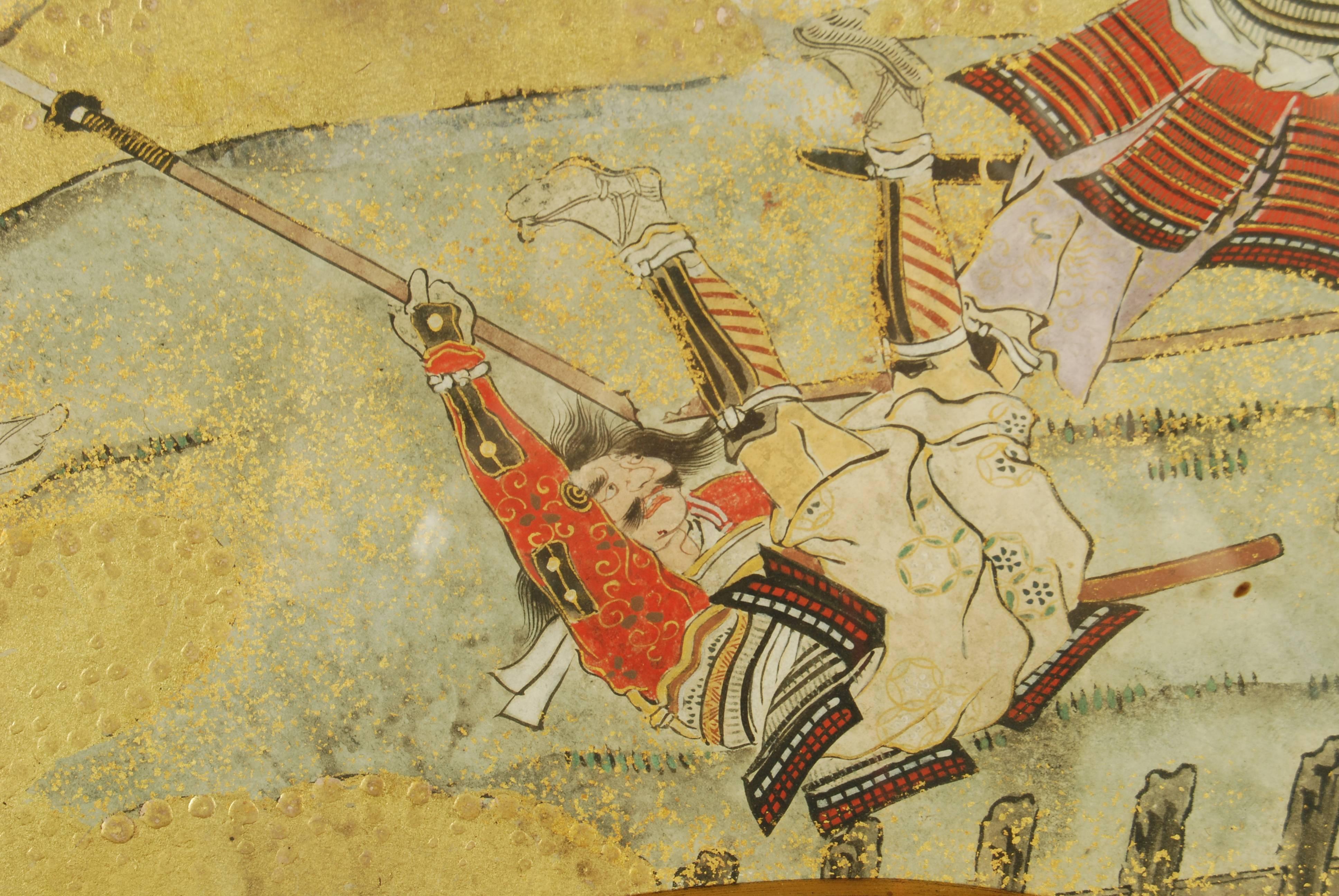 samurai battle painting