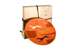 Japanese Eggshell and Gold Maki-E Lacquer Bowl