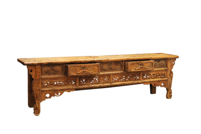 Rare Chinese Buddhist Altar Table Yuan Dynasty 14th Century For