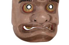 Japanese Theatre Mitsumekozo Theatre Mask Meiji Period, circa 1900