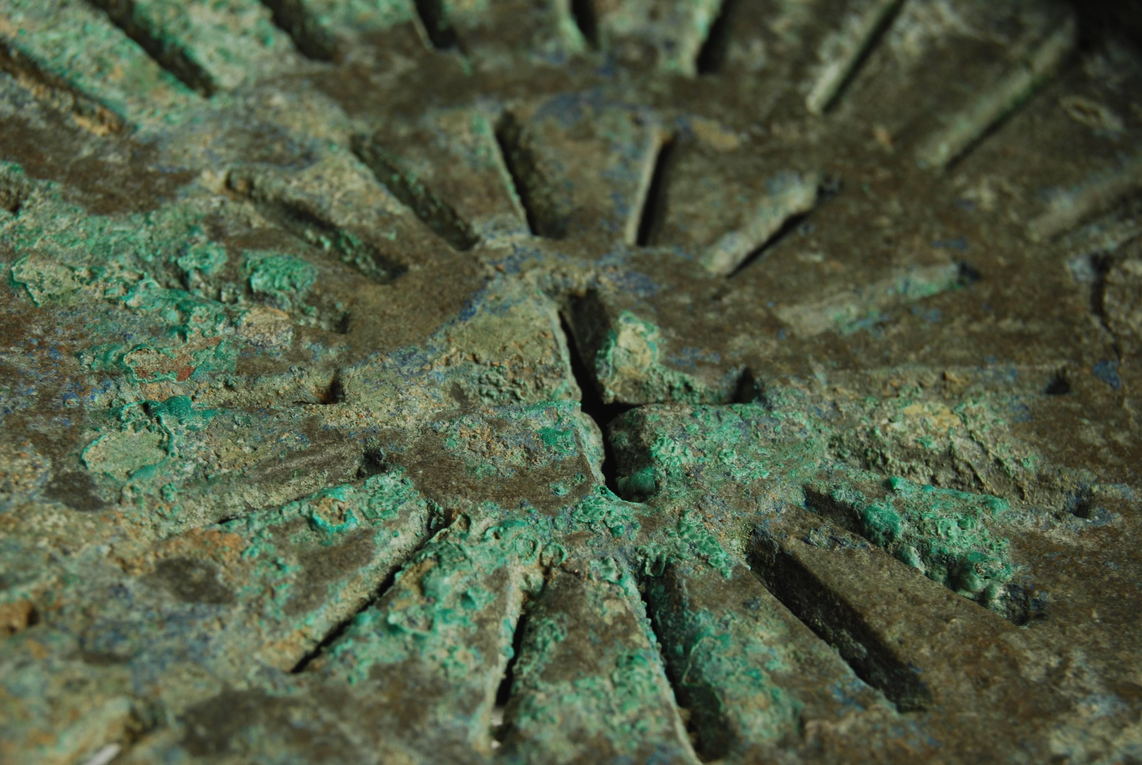 Archaic Chinese Bronze Sieve, 722 BC–221 BC For Sale 5