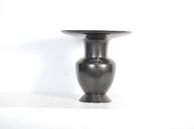Japanese Bronze Usubata Ikebana Flower Vase at 1stDibs usubata vase