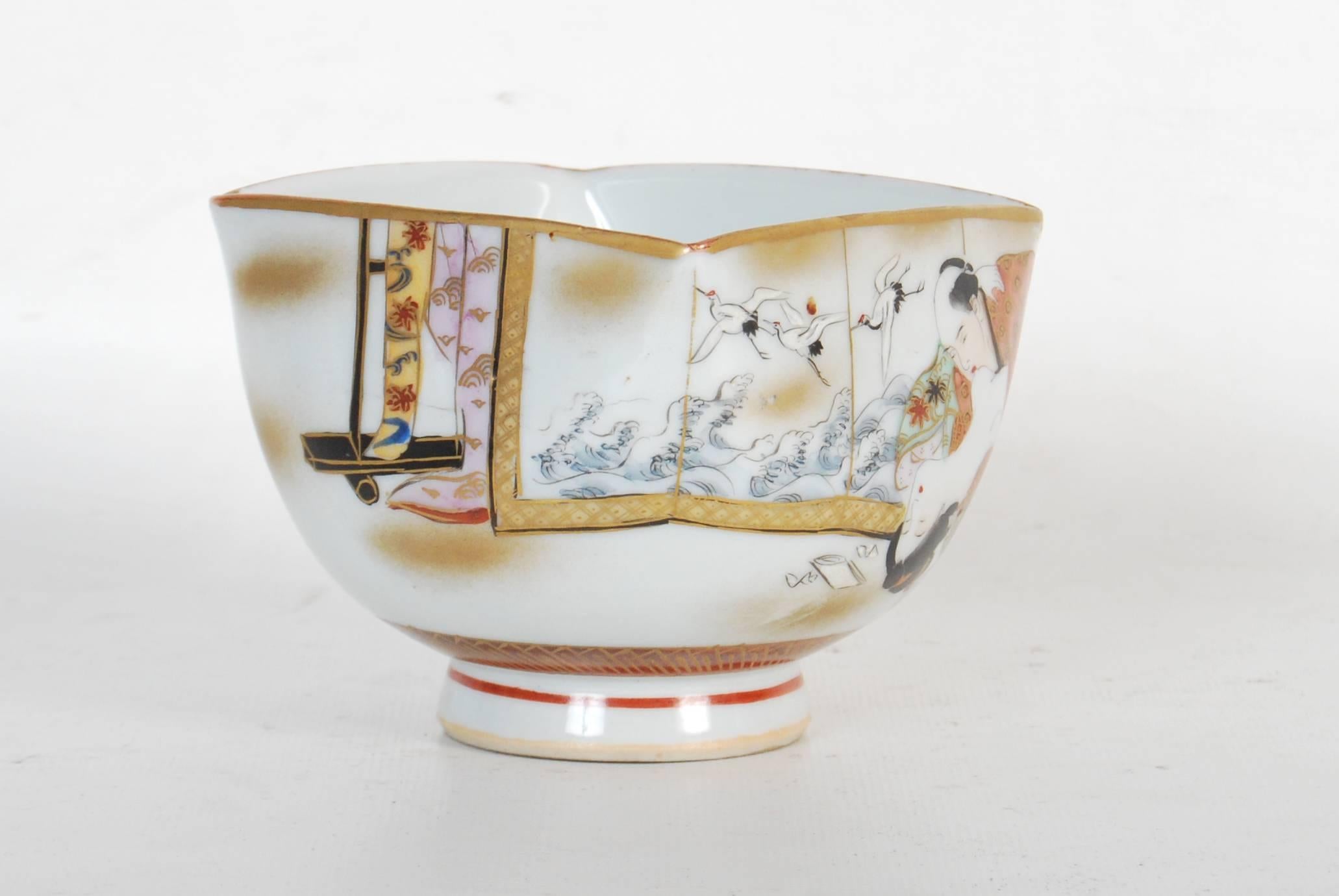 antique sake set