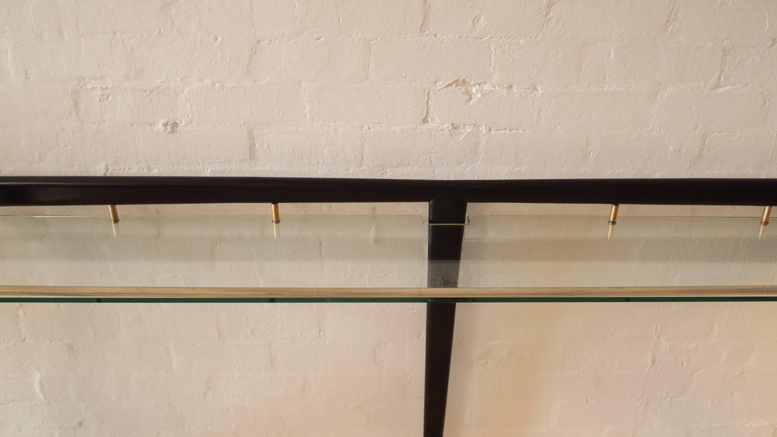 Ico and Luisa Parisi Long Wooden Console Table, circa 1950 In Excellent Condition In Cremorne/Richmond, Victoria