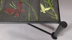 Jacques Adnet Coffee Table with Tiles by Guidette Carbonell circa 1950