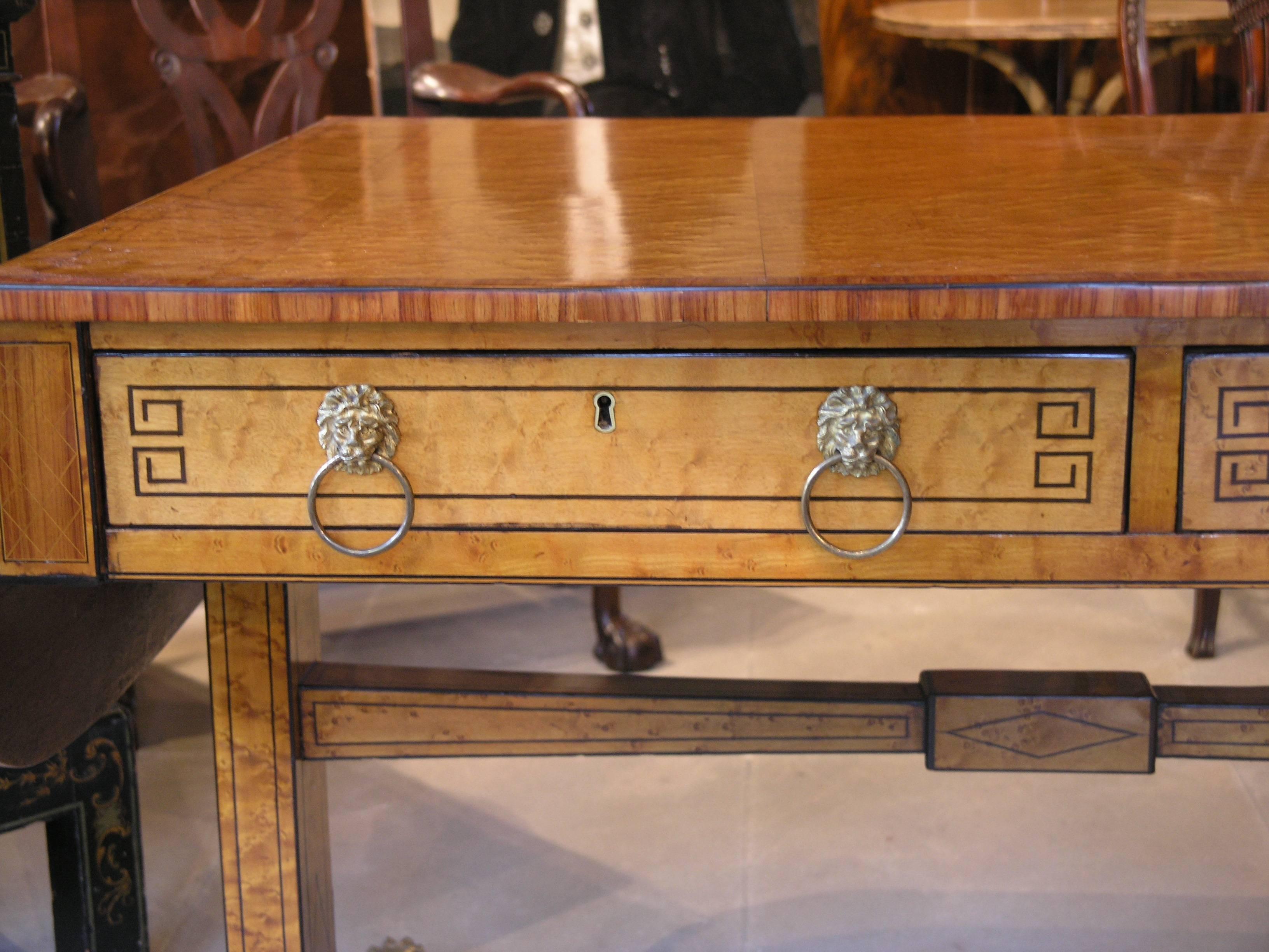 English Regency Period Sofa Table For Sale