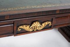 Important English George iv Brazilian Rosewood Library Table