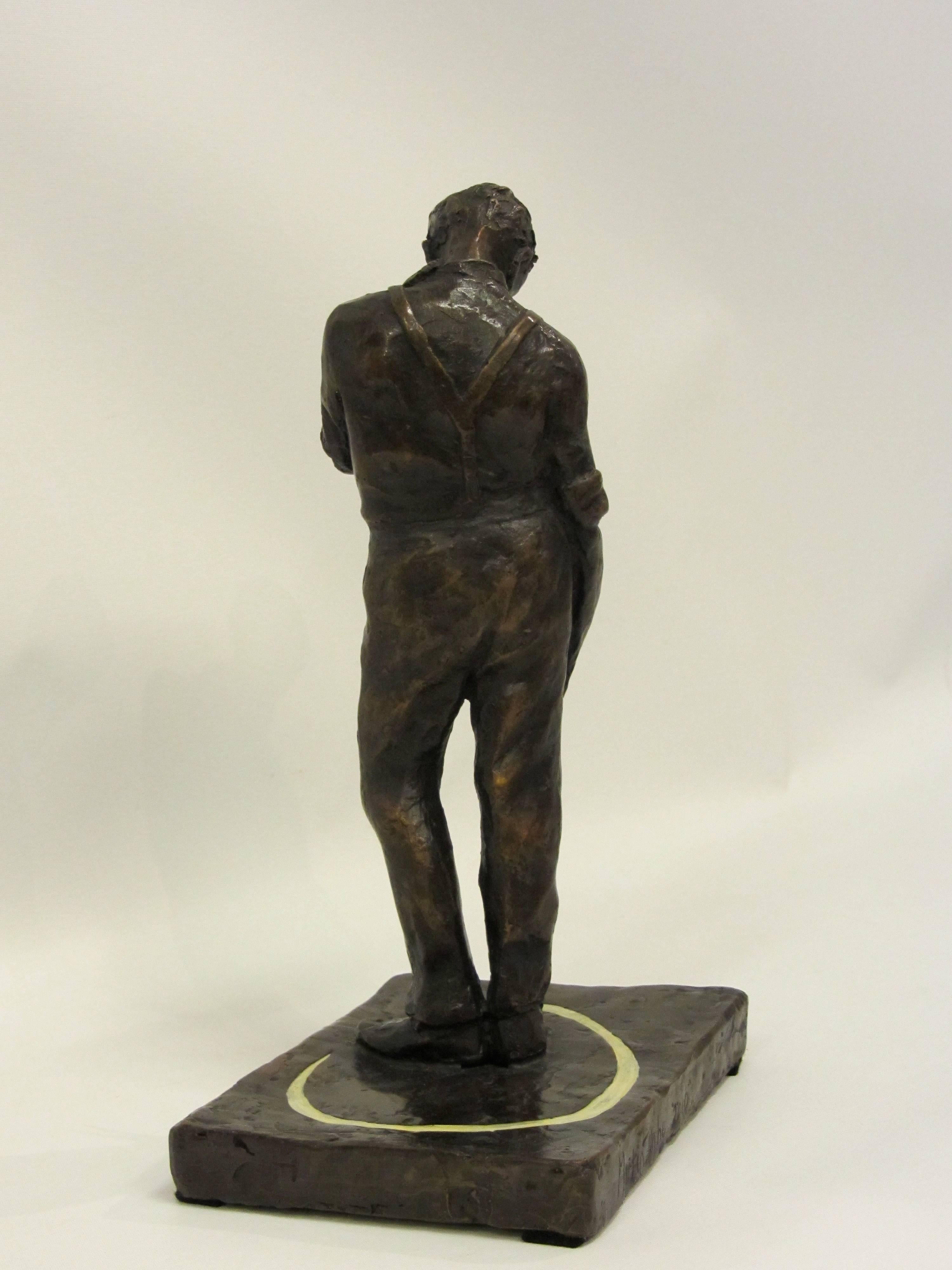 'Tom Wills' Bronze Sculpture by Martin Tighe 2011 In Excellent Condition For Sale In Malvern, Victoria