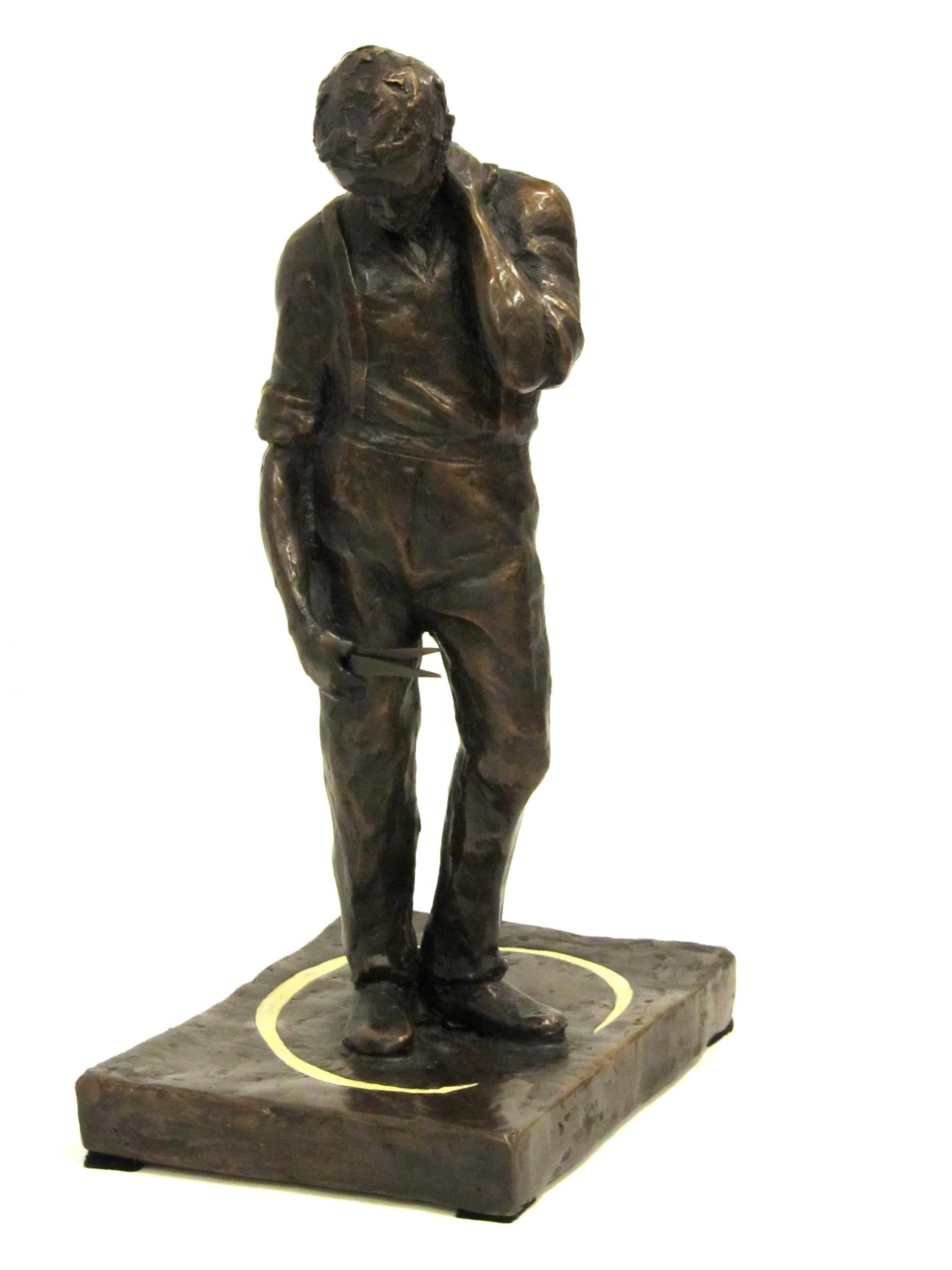 'Tom Wills' Bronze Sculpture by Martin Tighe 2011 For Sale 1
