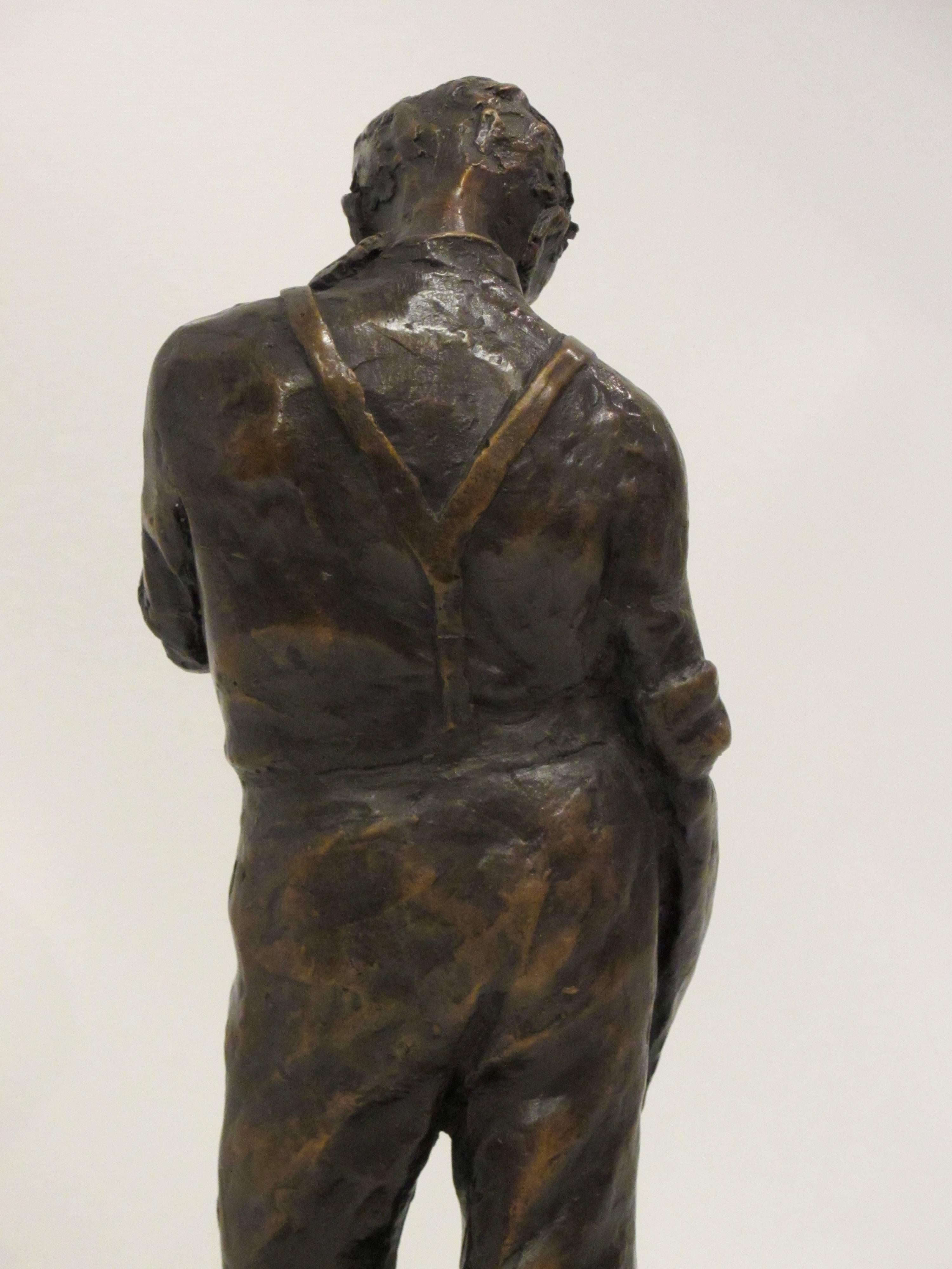 'Tom Wills' Bronze Sculpture by Martin Tighe 2011 For Sale 3