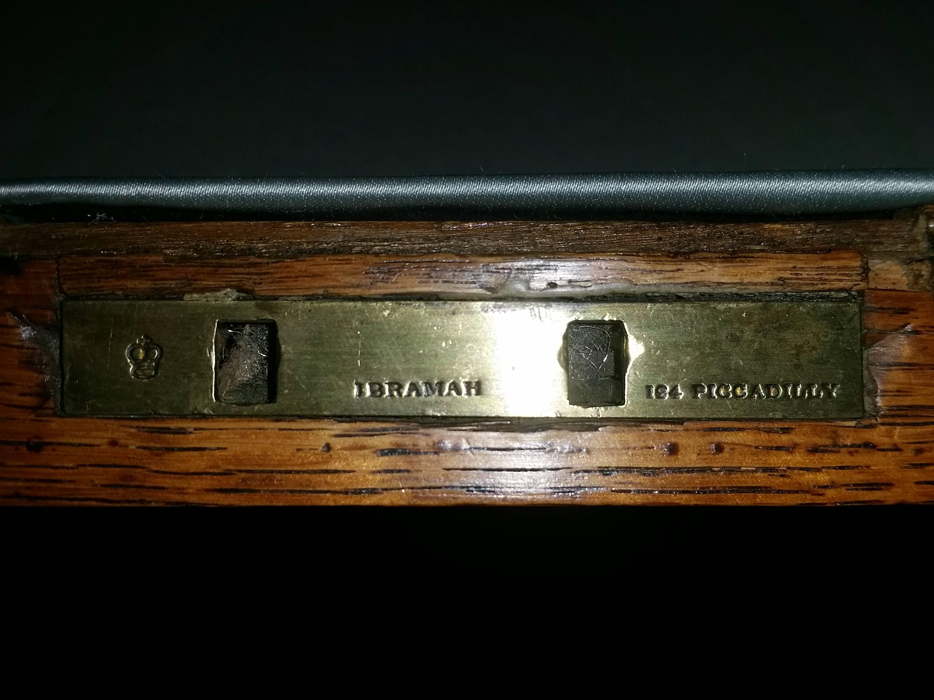 19th Century Scottish Gothic Revival Solid Pollard Oak Utility Box For Sale 4
