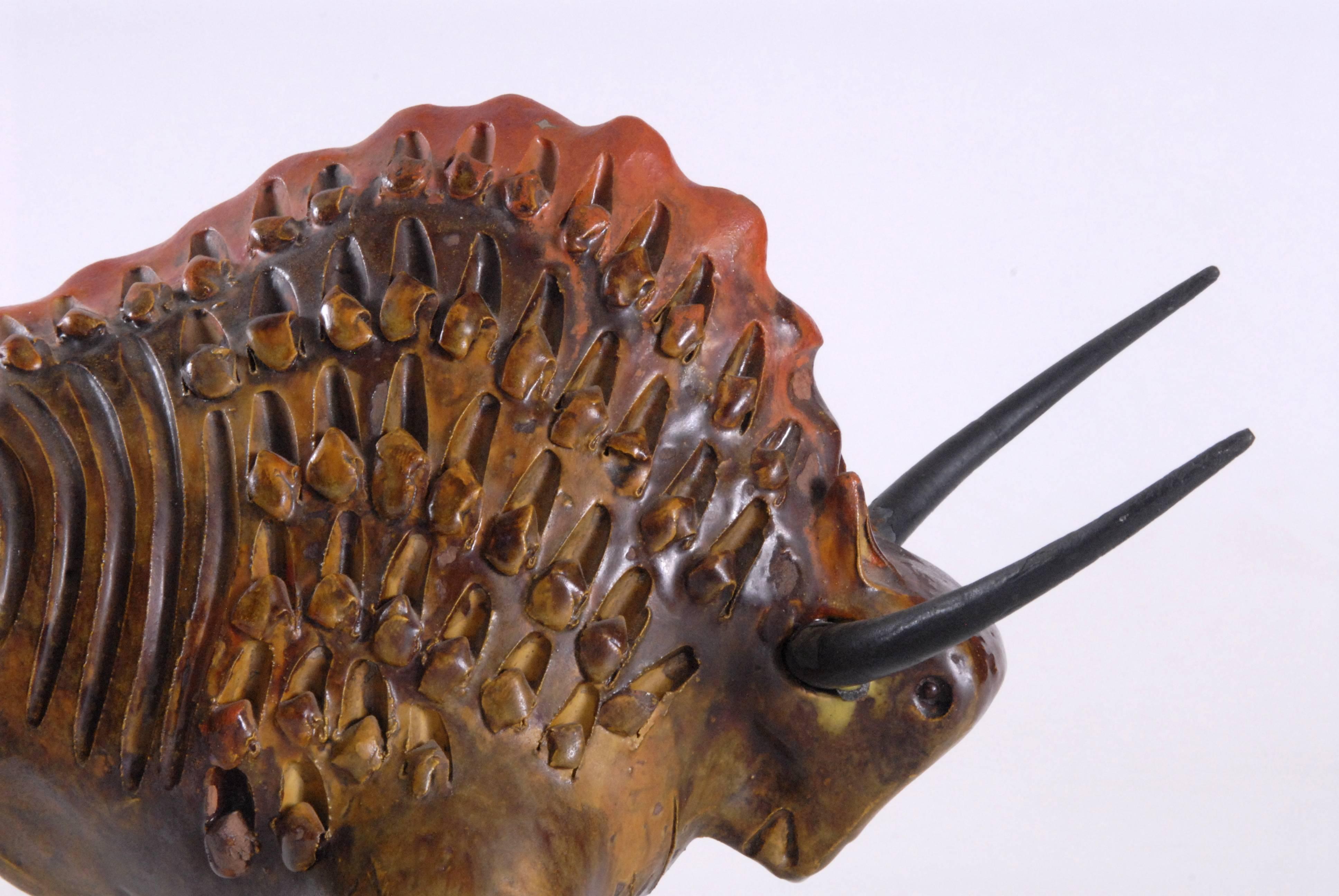 Alvino Bagni Stylized Bull, Italy, circa 1960 In Excellent Condition In Pymble, NSW