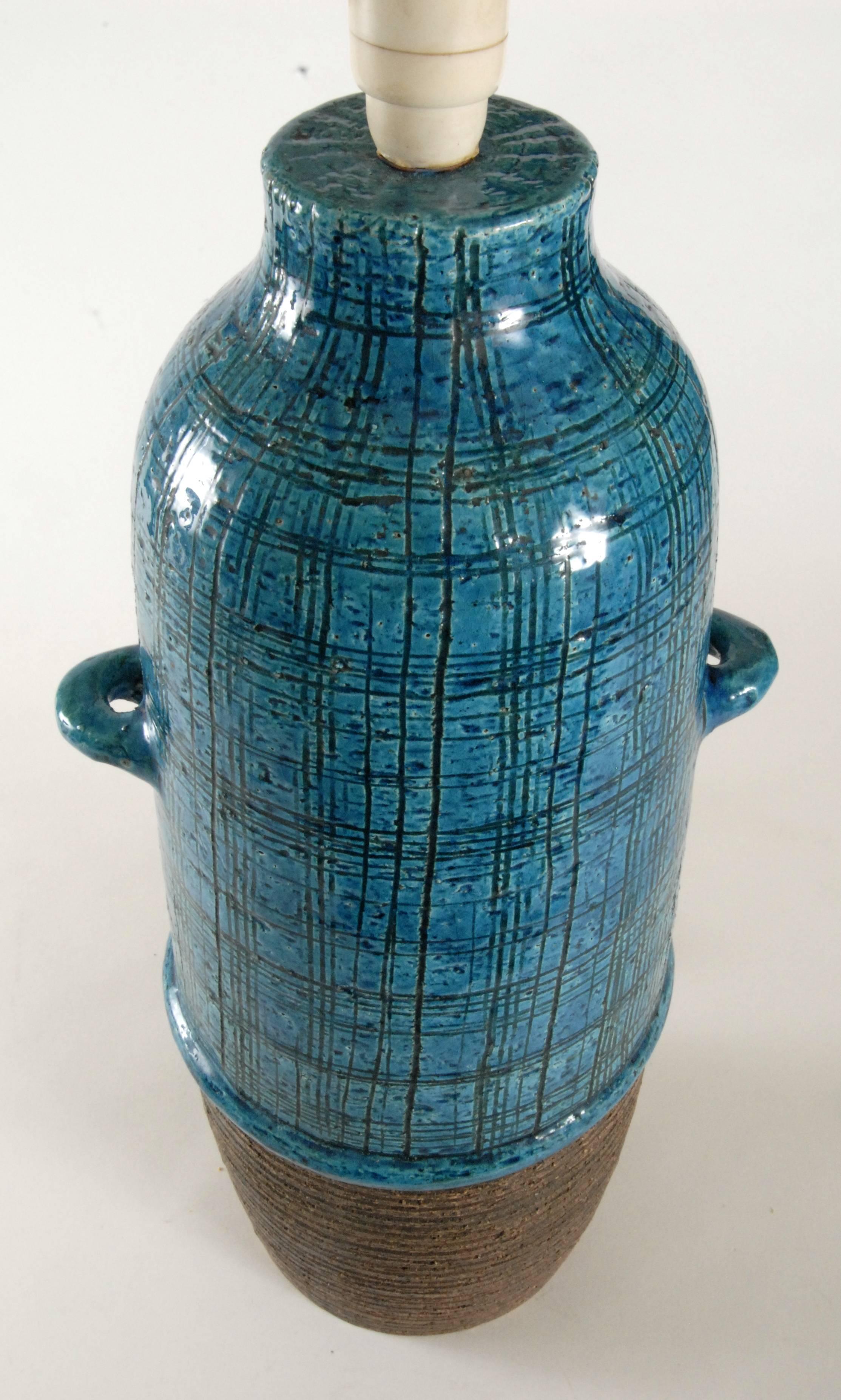 Italiano Base per lampada Bitossi Aldo Londi, molto rara, Italia, 1965 in vendita