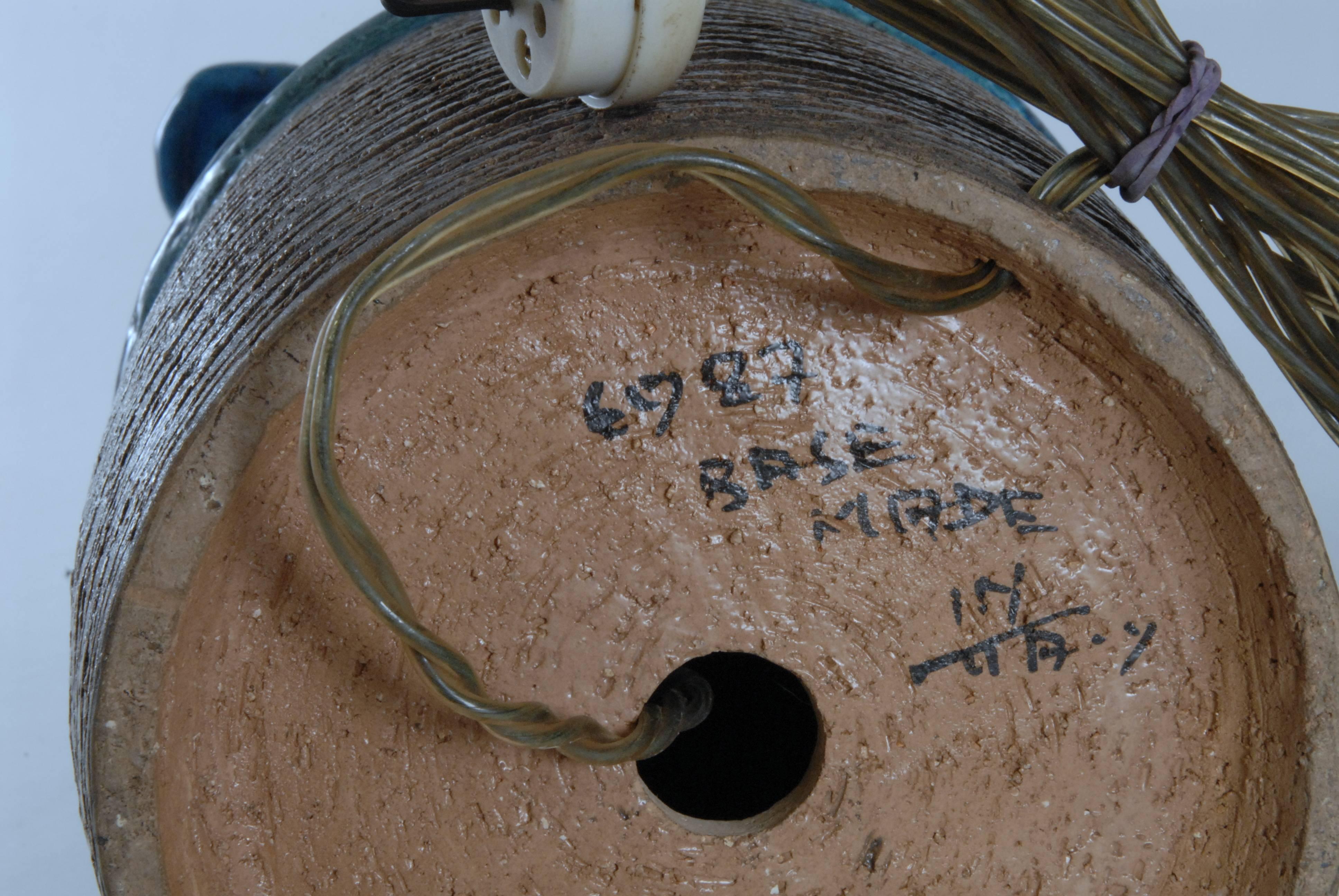 Bitossi Aldo Londi Sehr seltener Lampensockel, Italien, 1965 im Zustand „Hervorragend“ im Angebot in Pymble, NSW