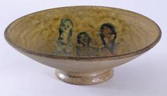 Bitossi Aldo Londi Female Figure Bowl, Italy, circa 1960