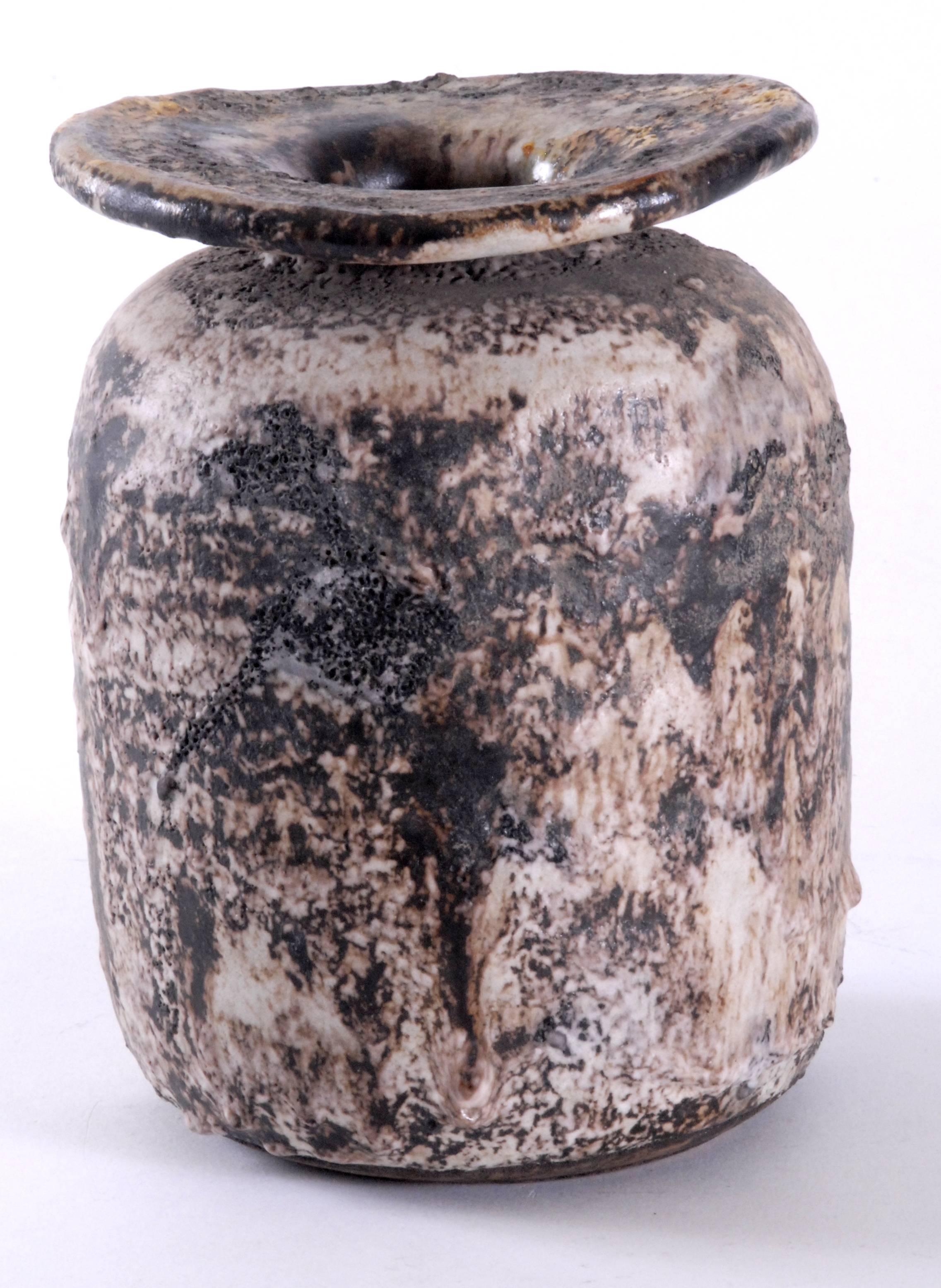 Italian Bitossi Aldo Londi Free-Form Vase, Italy, circa 1955