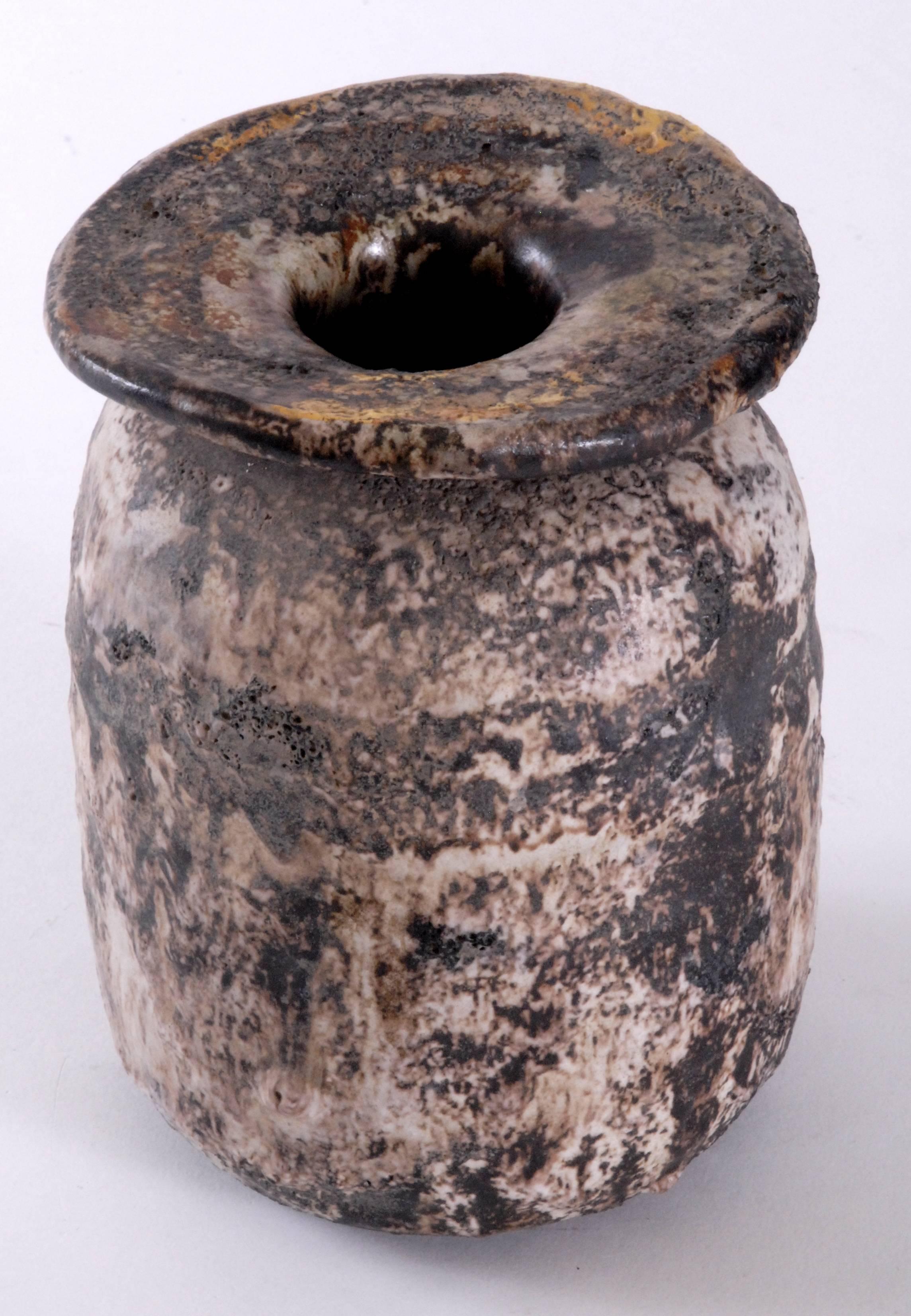 Hand-Crafted Bitossi Aldo Londi Free-Form Vase, Italy, circa 1955
