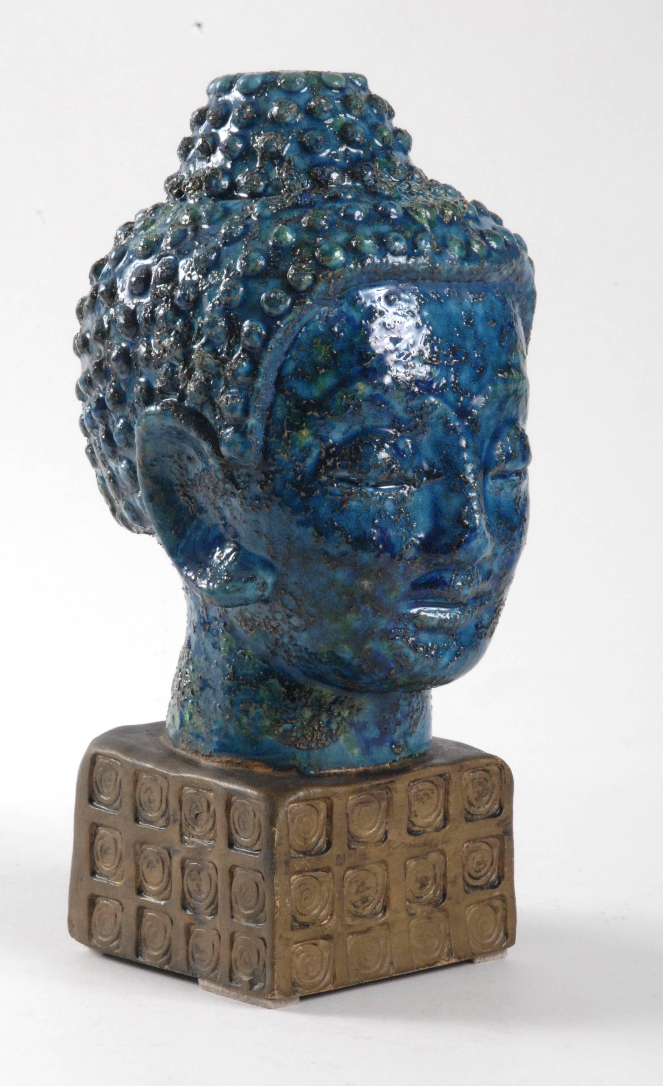 Mid-Century Modern Midcentury Bitossi Buddha Head, Italy