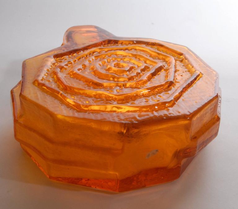 Whitefriars Geoffrey Baxter Tangerine Banjo Vase Circa 1967 At