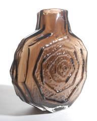 Whitefriars Geoffrey Baxter Cinnamon Banjo Vase, circa 1966