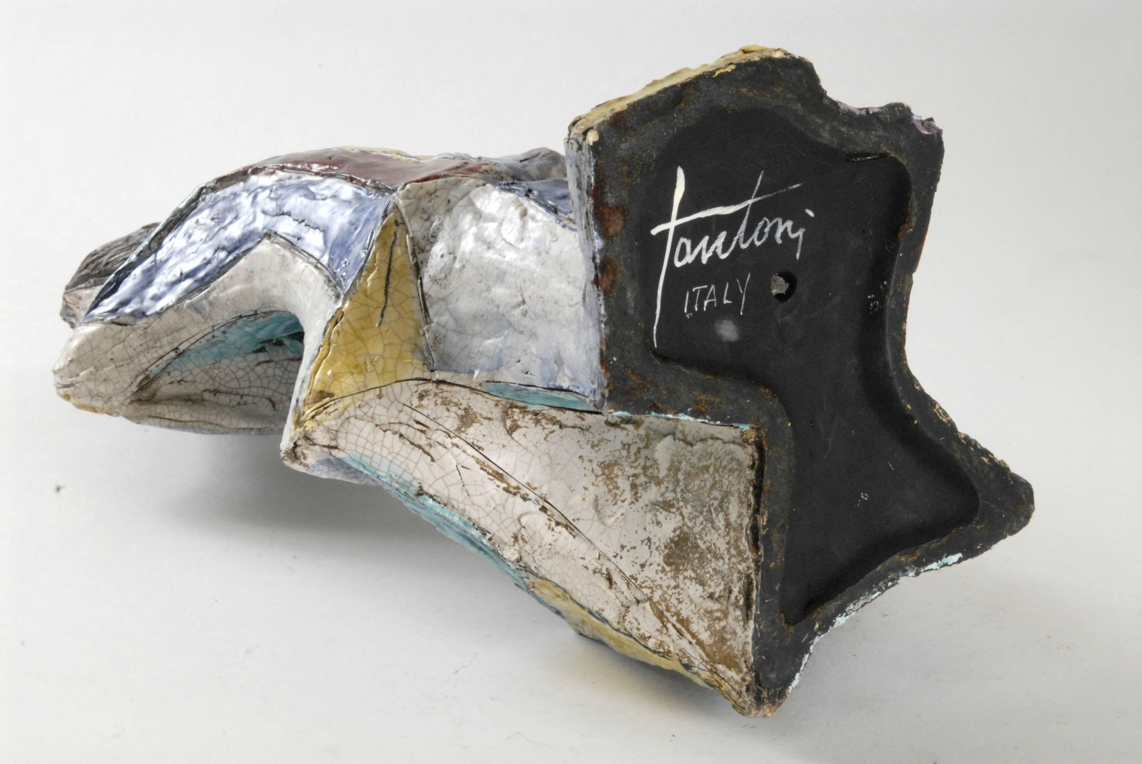 Marcello Fantoni Harlequin Female Figure, Italy, circa 1954 2