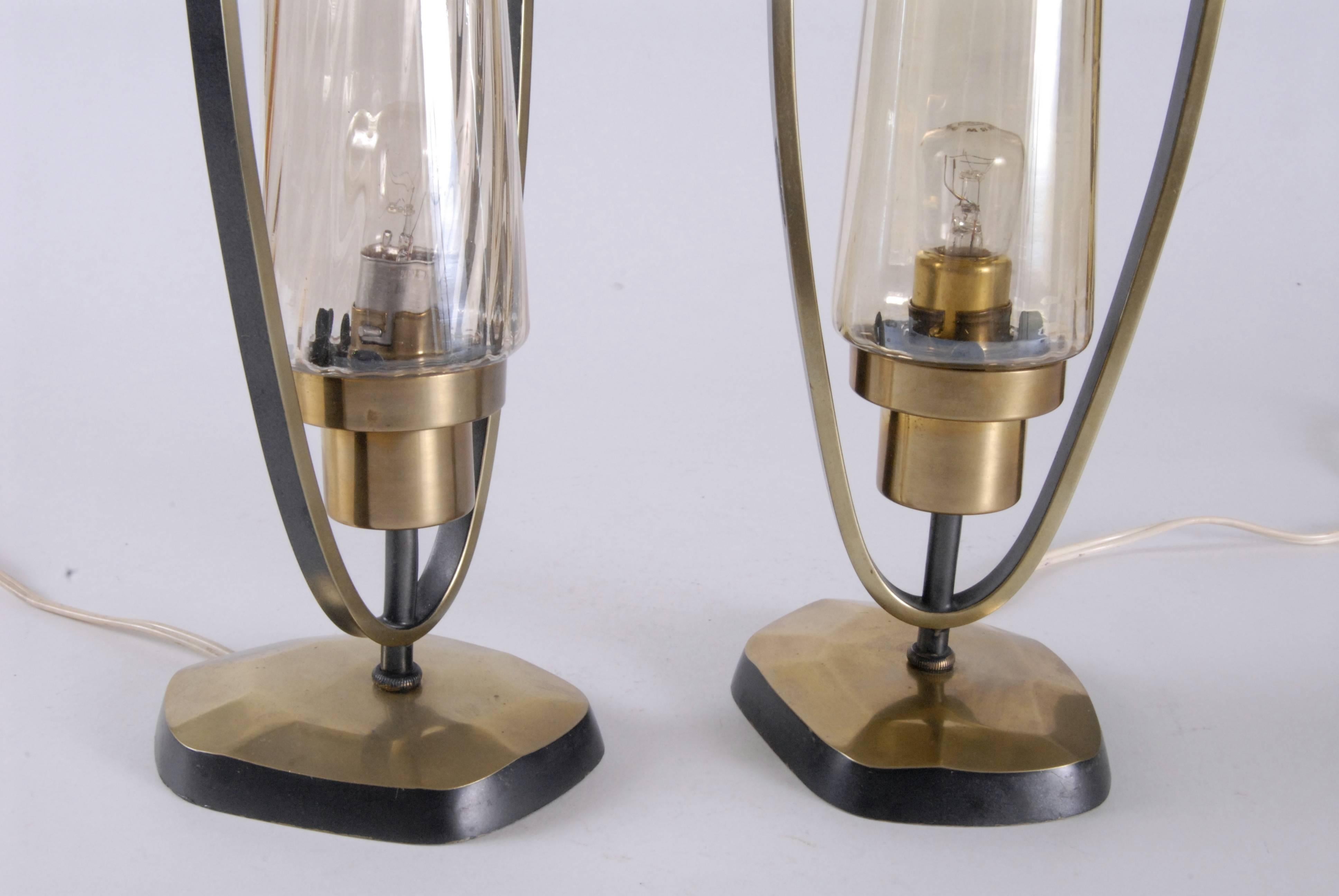 Art Deco Pair of Table Lights, France, circa 1930 In Excellent Condition In Pymble, NSW