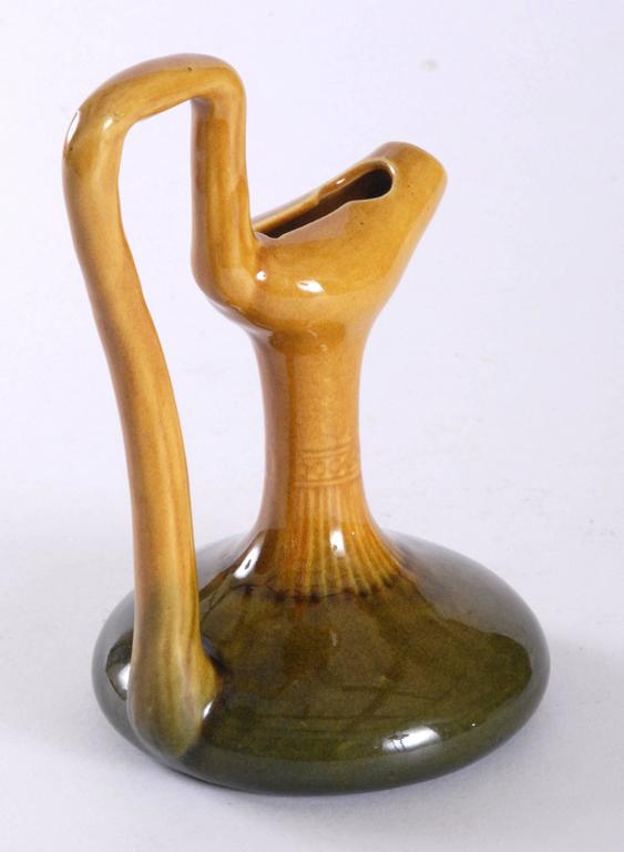 Christopher Dresser Ault Pottery Persian Ewer Circa 1890