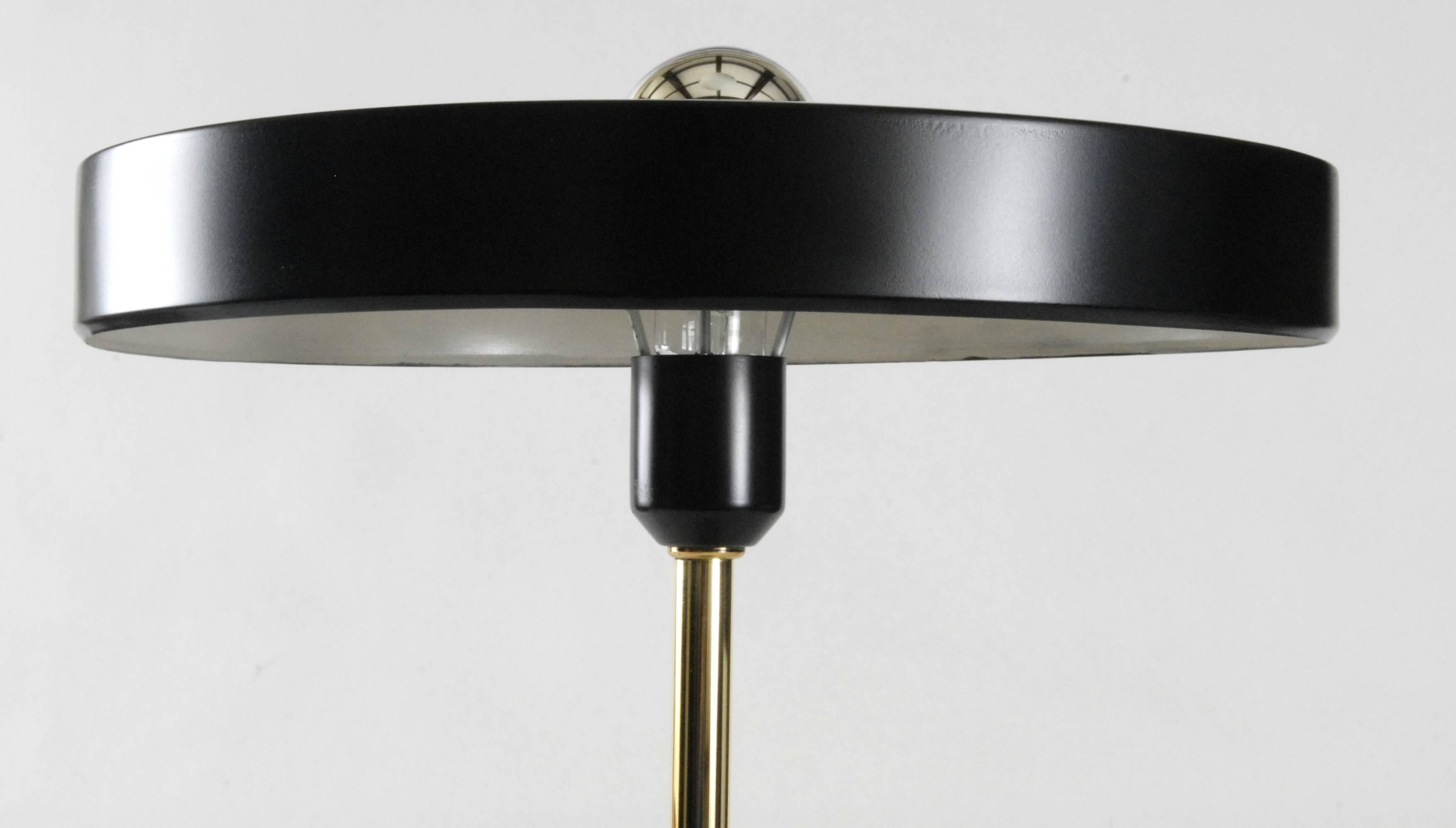 Mid-Century Modern Philips Louis Kalff Designed 'Timor' Desk Lamp, circa 1958, Belgium For Sale