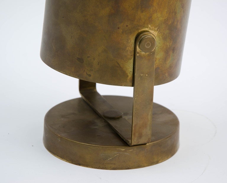 Mid-Century Brass Spotlight
