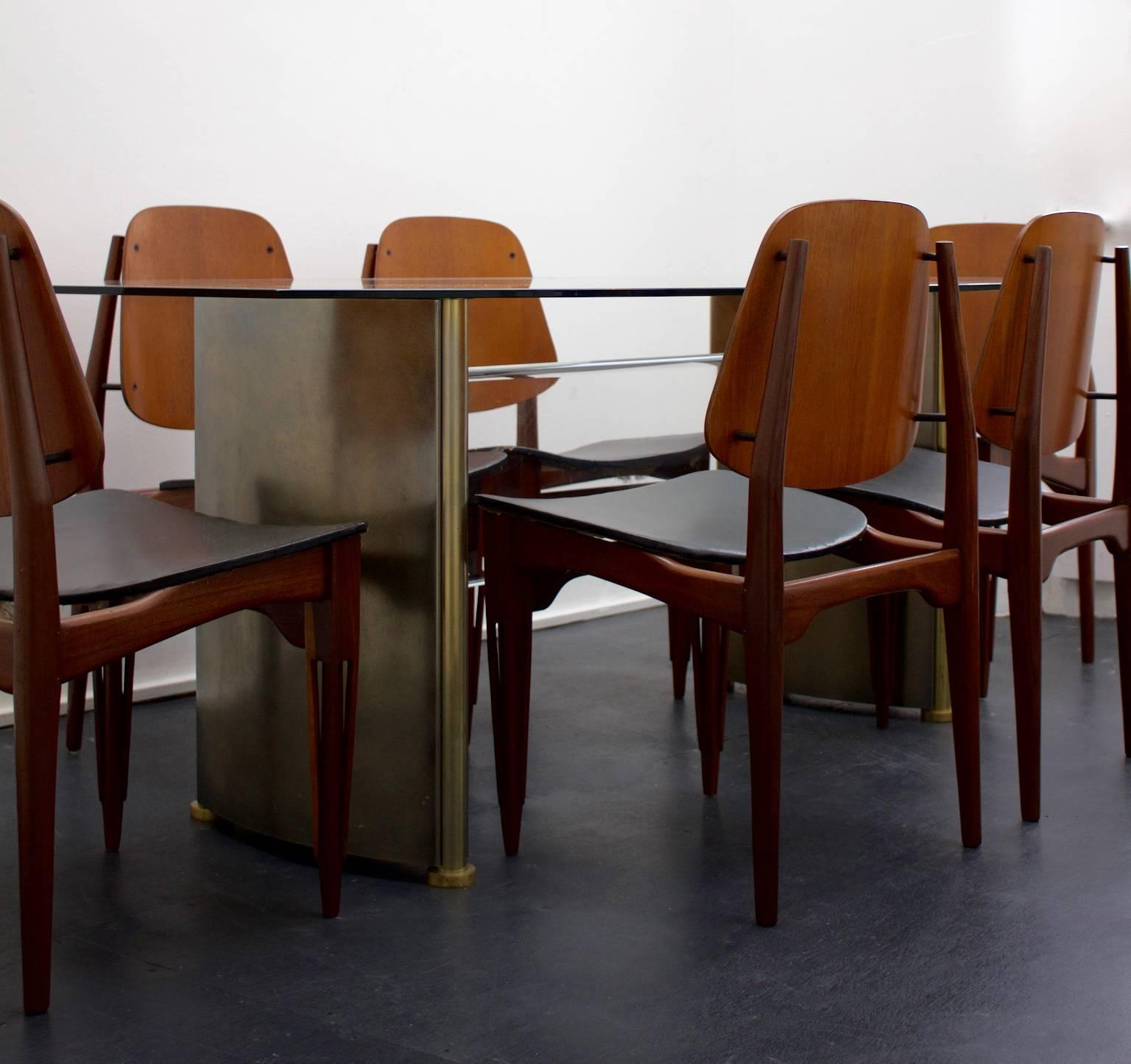 Dining Table by Belgo Chrome, 1970s 2