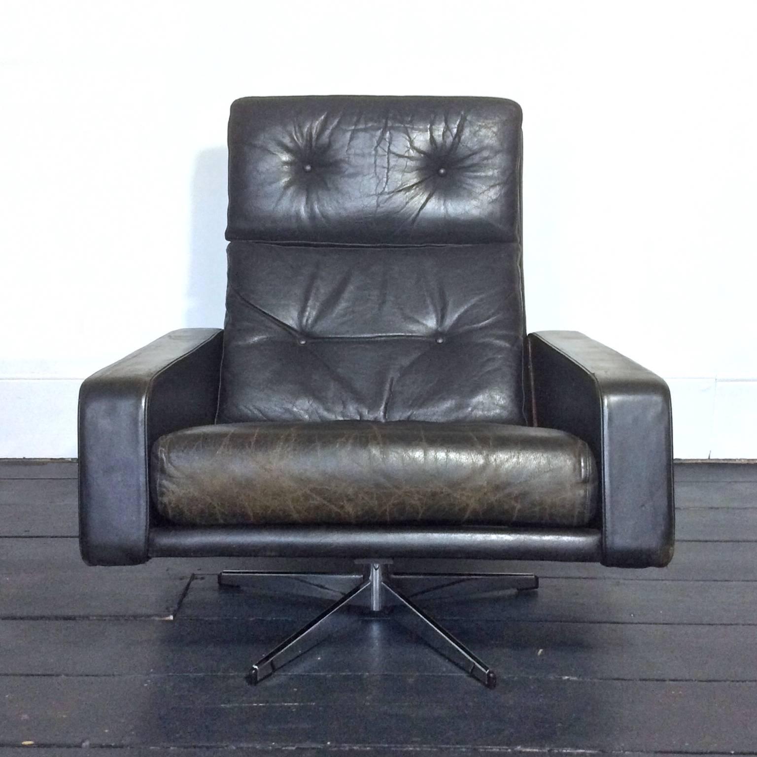Leather armchair, model 