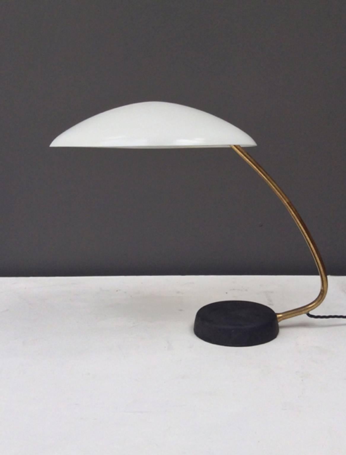 Modernist desk lamp with 
