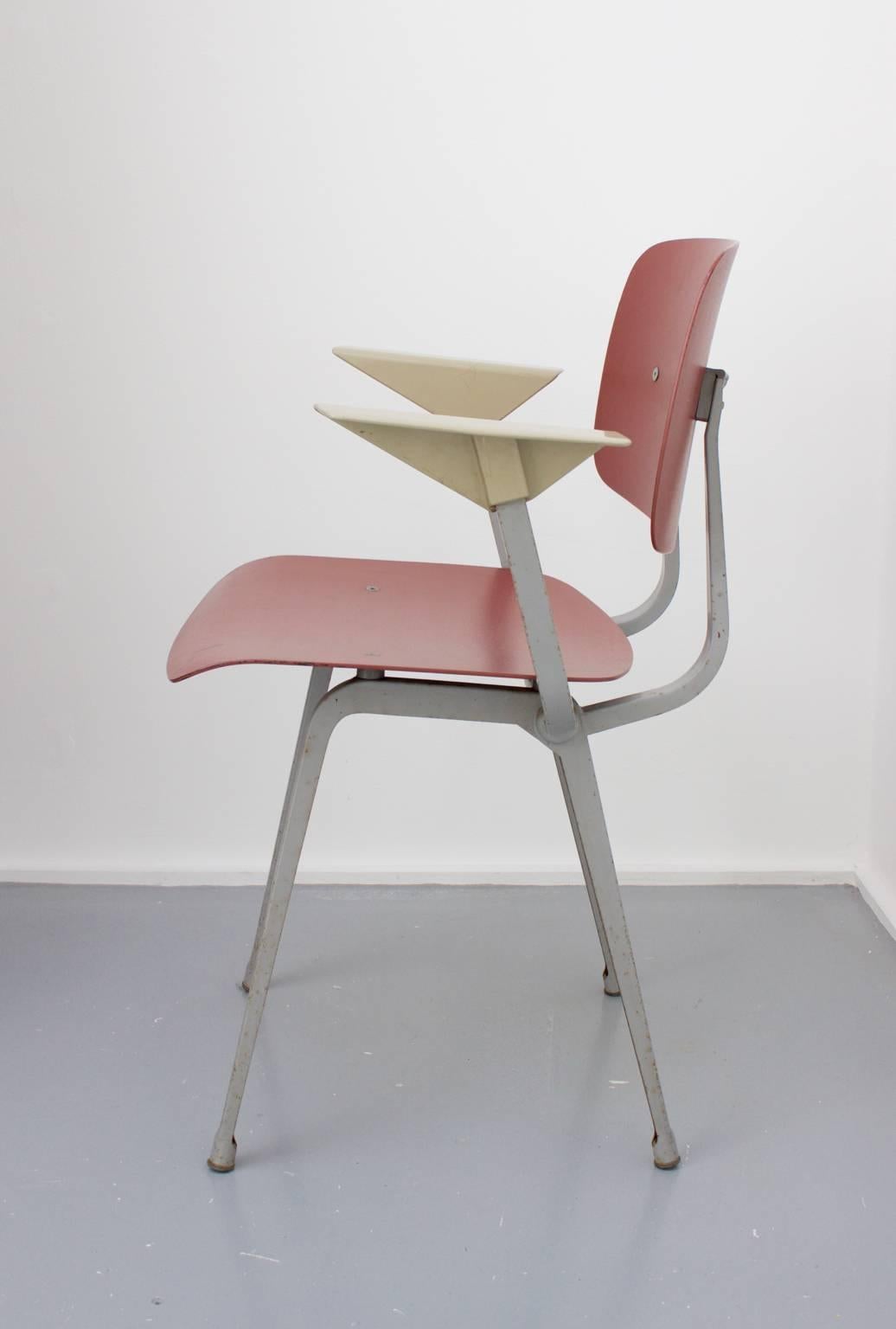 Mid-Century Modern Pair of Revolt Chairs by Friso Kramer, Netherlands