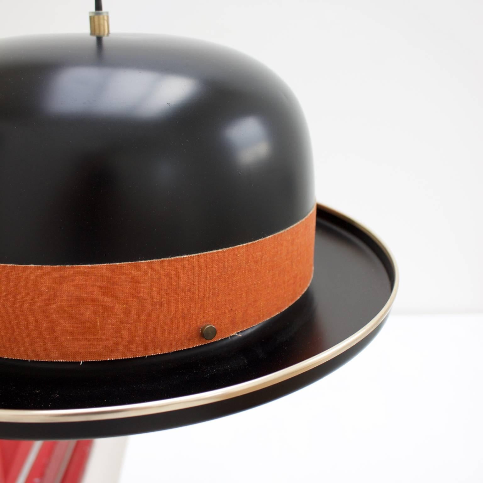 Mid-Century Modern Bowler Hat Pendant Light by Hans Agne Jakobsson, Sweden