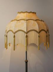 Arts and Crafts Floor Lamp with Fringed Shade